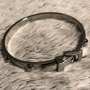 Michael Kors Silver Buckle Bracelet